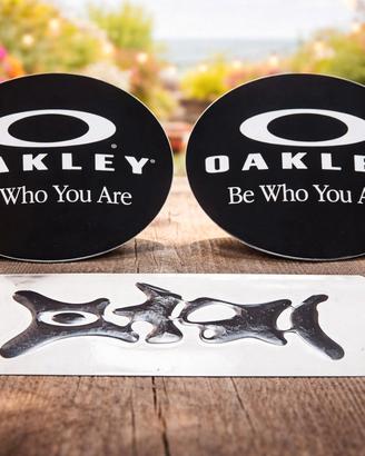 Adesivi Oakley Set 3 Pezzi Logo Be Who You Are ✨