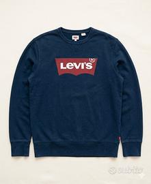 Felpa Levi's blu vintage taglia S 