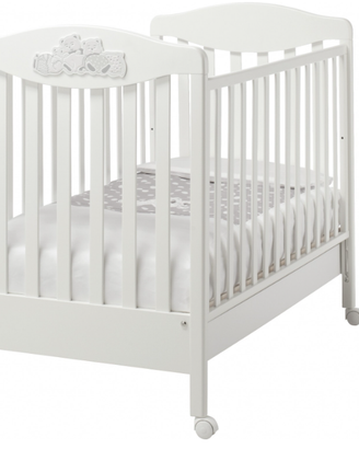 LETTINO ERBESI TIPPY BIANCO + CASSETTIERA FASCIAT