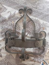 lampadario in ferro 