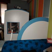 letto soppalco, usato poche volte