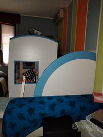 letto soppalco, usato poche volte