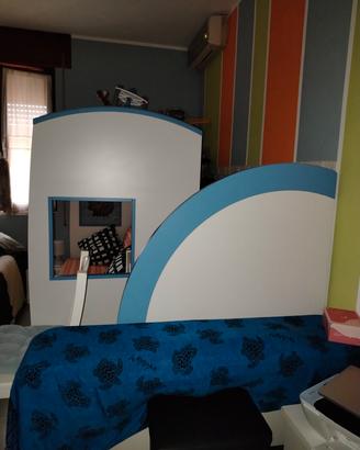 letto soppalco, usato poche volte
