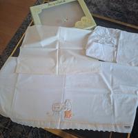 Set lenzuolo per lettino Andy&Helen