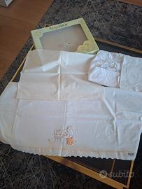 Set lenzuolo per lettino Andy&Helen