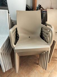 Sedia moderna da esterno – Beige