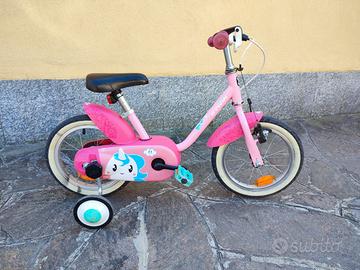 Bici bambina B TWIN Decathlon  ruote 14''