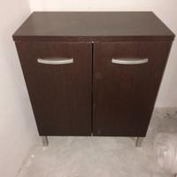 Mobiletto wengé a due ante 