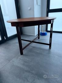 tavolo rotondo allungabile in teak