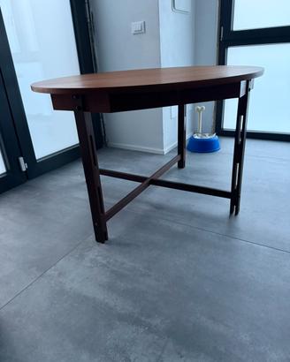 tavolo rotondo allungabile in teak