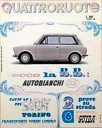 Rivista quattroruote ottobre 1969