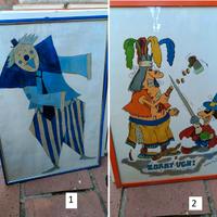 Quadri dipinti cartoni fumetti