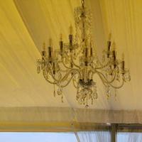 N. 2 LAMPADARI IN FERRO BATTUTO VINTAGE