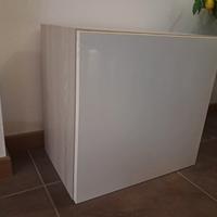 Cubo pensile olmo e bianco Giessegi