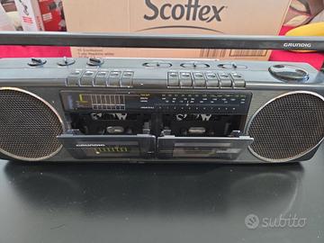 Radio stereo vintage doppia cassetta