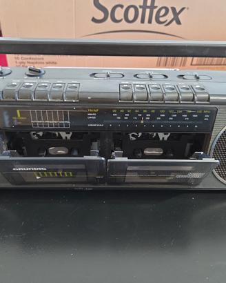 Radio stereo vintage doppia cassetta