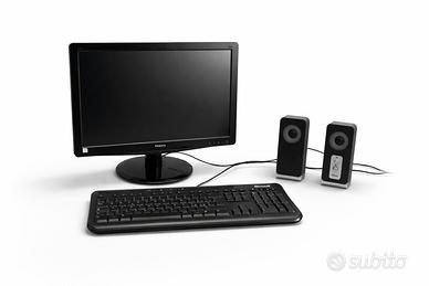 Pacchetto PC completo – Monitor Philips + Tastiera