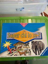 Gioco da Tavolo Vintage "Super chi lo sa?"Ravensbu