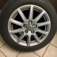 CERCHI AUDI ORIGINALI CON GOMME DA NEVE