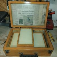 Valigetta armoniche artigianale vinage.