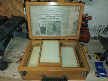 Valigetta armoniche artigianale vinage.