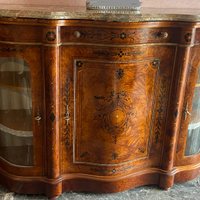 Credenza Madia Servante in radica intarsiata con