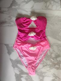 Costume intero sfizioso taglia L Shein rosa 