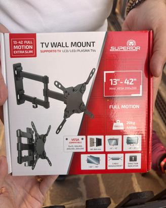 Braccio tv per muro