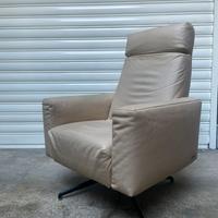 POLTRONA GIREVOLE DESIGN POLTRONE SOFA PELLE