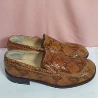 Mocassini donna Paciotti vintage pelle pitonata 38