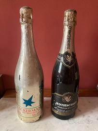 vecchie bottiglie spumante francese
