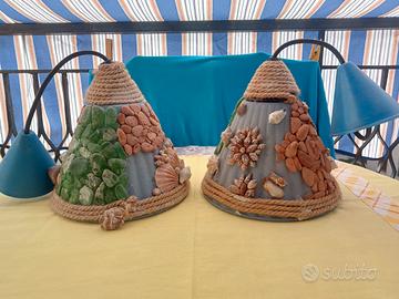 lampadari artigianali tema mare 