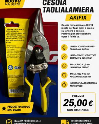 CESOIA TAGLIALAMIERA AKIFIX