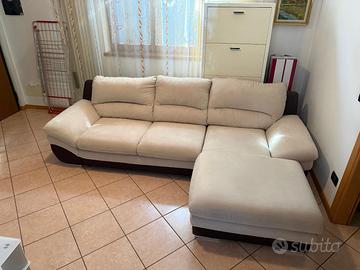 Divano letto ad angolo in tessuto memoryfoam