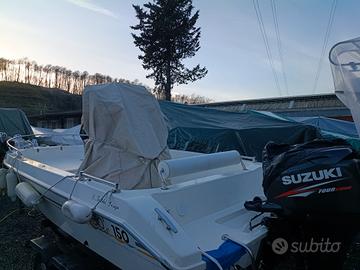 Open 5 mt . GioMare 150 +motore Suzuki DF40