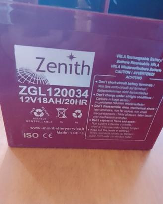 Batteria 12V 18Ah per trattorino rasaerba 