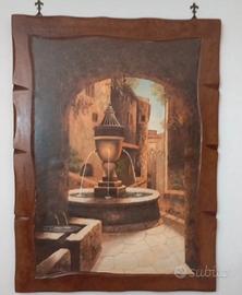Quadro con fontana