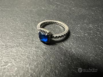 Anello Pandora argento 925 con pietra mis 50