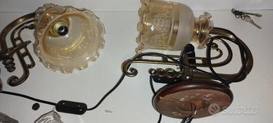 coppia di abatjour vintage 
