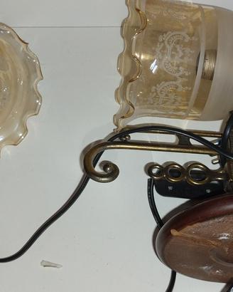coppia di abatjour vintage 
