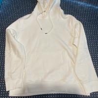 Felpa da uomo con cappuccio bianca