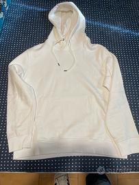 Felpa da uomo con cappuccio bianca