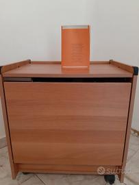 Mobile con asse e ferro da stiro