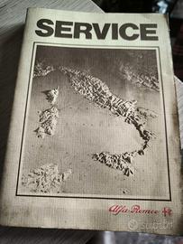 ALFA ROMEO n. 4 libretti SERVICE alfa romeo