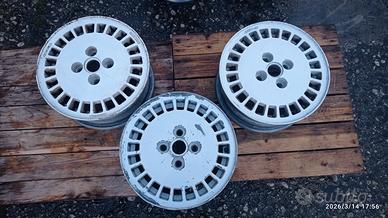 3 cerchi Uno Turbo ie mk1  13" CROMODORA 