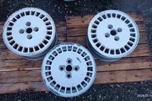 3 cerchi Uno Turbo ie mk1  13" CROMODORA 