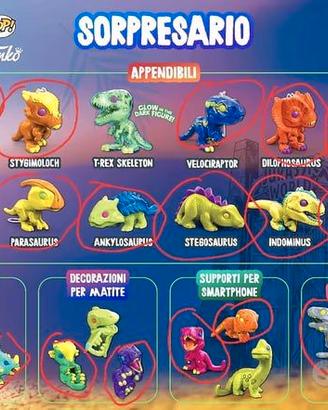 Kinder jurassic World Funko Pop