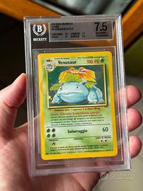 Pokemon Venusaur 15/102 set base holo ita BGS 7.5