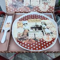 VASSOIO E PALETTA IN CERAMICA