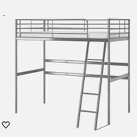 Letto a castello matrimoniale ikea colore bianco